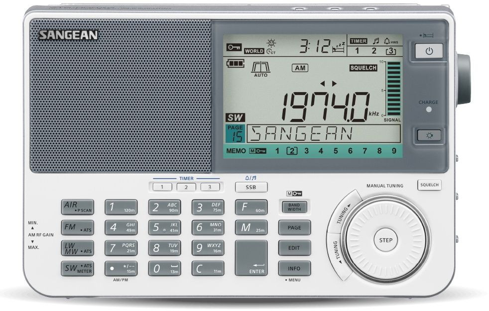 Sangean ATS-909X2 Wereldontvanger met DSP-decoder - Wit