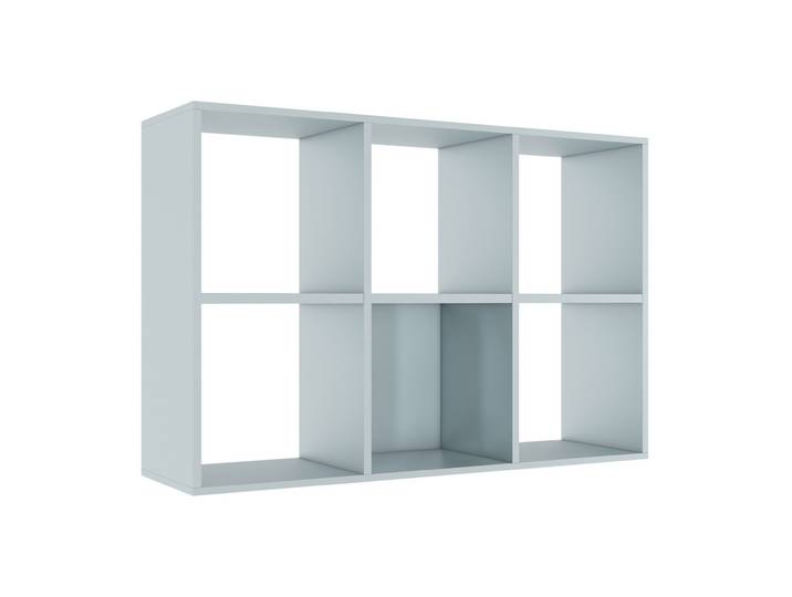 Bibliothèque multicases Color - 6 cases - Aluminium