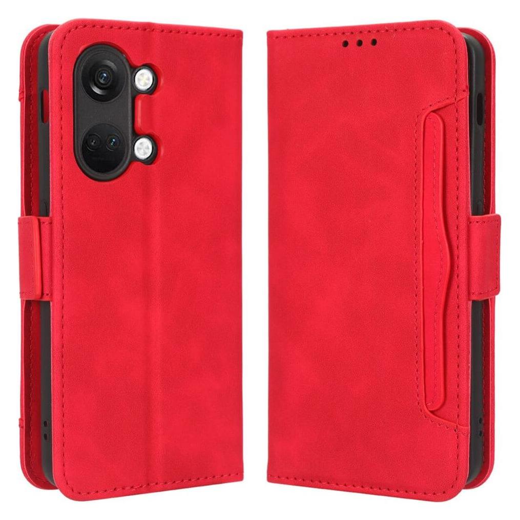 Cover-Discount OnePlus Nord 3 - Etui mit vielen Kartenfächer rot (OnePlus Nord 3) (660134042E)
