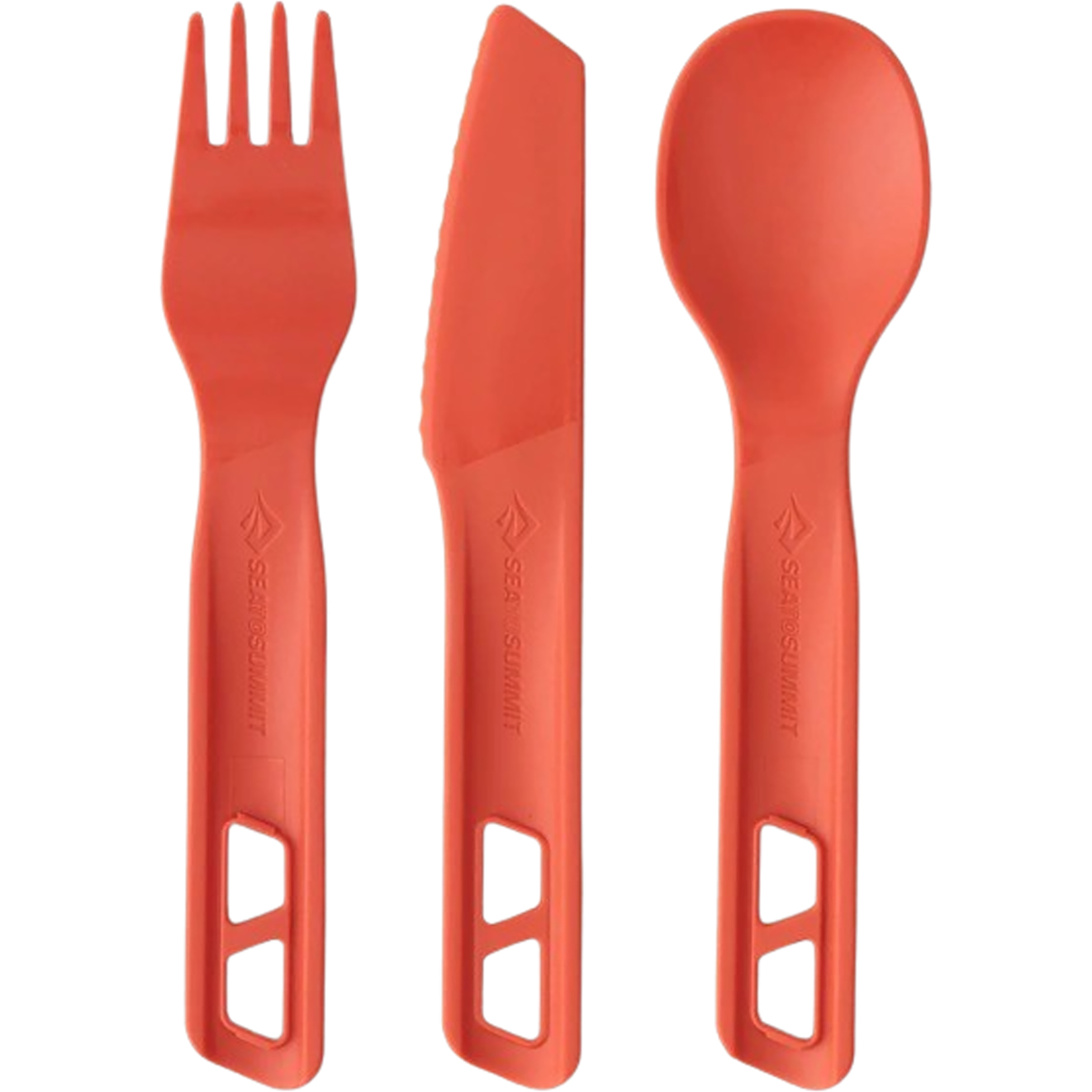 Sea to Summit Passage 3er Set Besteck Campinggeschirr orange Größe 3 Teile Trekking