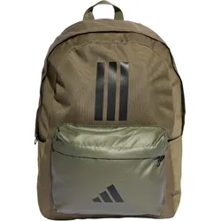 adidas Classic Back to School 3-Streifen Rucksack Kinder (27,5 Liter) IS7042 - olive strata/black