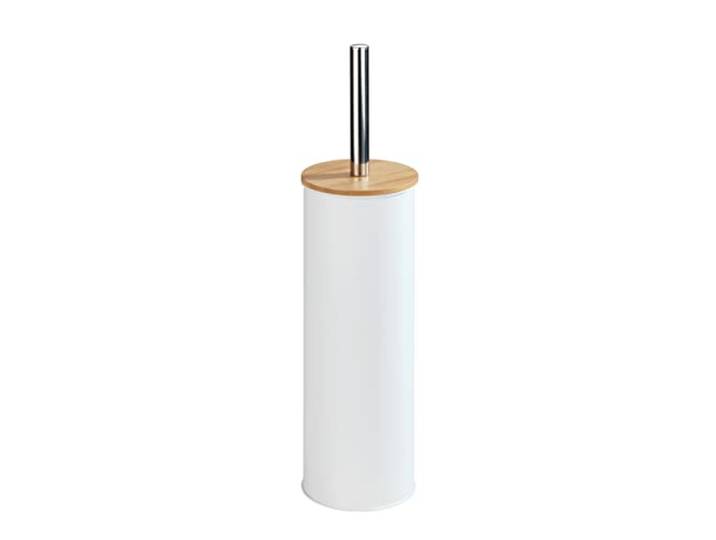 WENKO Brosse WC Tortona Porte-brosse WC\, forme fermée Blanc