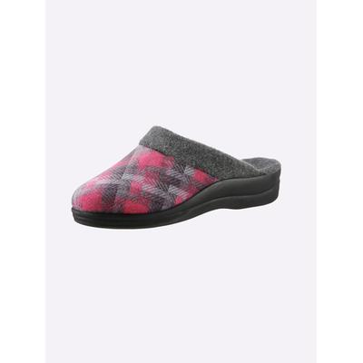 Hausschuh CASUAL LOOKS, Damen, Gr. 38, pink, Textil, Schuhe Hausschuh