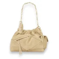 BA&SH für Damen. 2H26MJTP Mini-Wildledertasche June beige (OSFA), Lässig