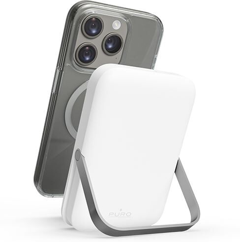 Puro Powerbank com MagSafe  Slim PowerMag 5000mAh - Branco