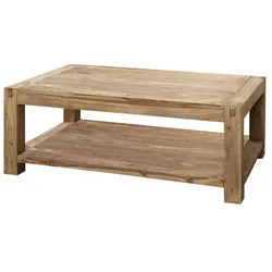 WOLFMÖBEL Couchtisch Yoga 6596 Holz Braun Sheesham