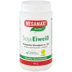 MEGAMAX Soja Eiweiß Vanille Pulver 400 g