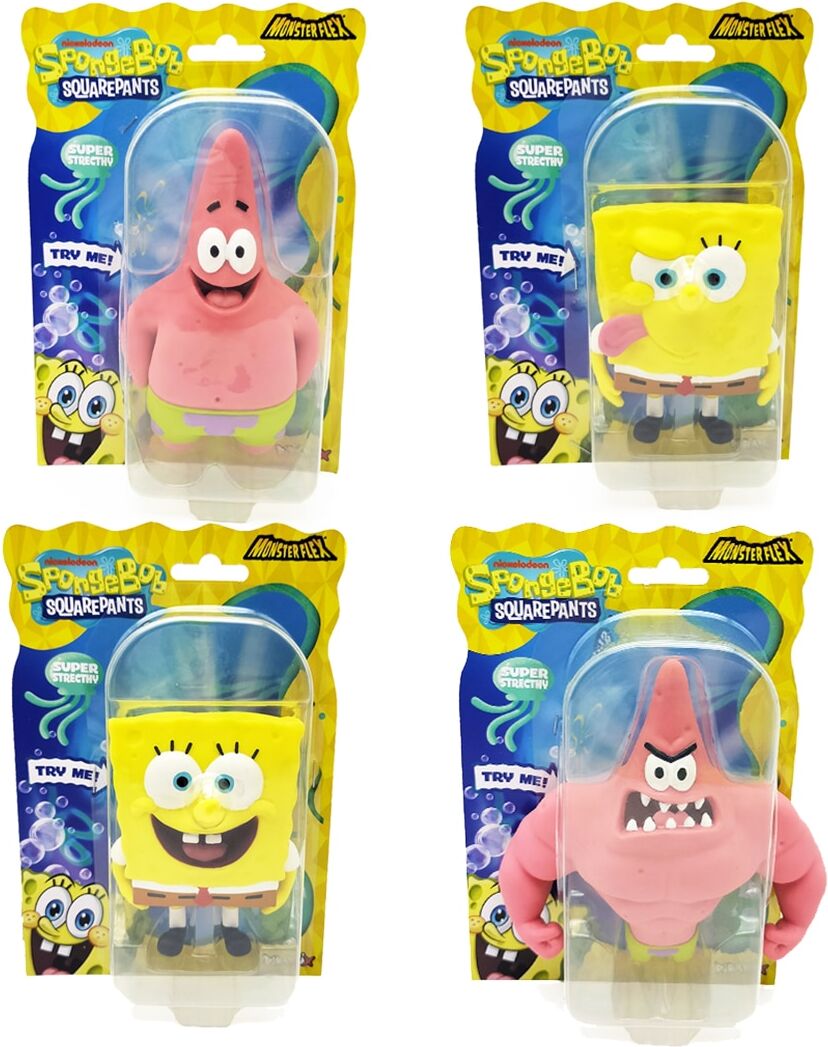 Bizak Figura Monsterflex Bob esponja modelos suridos.