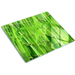 GLASPLATTE 60x52 cm Bambus