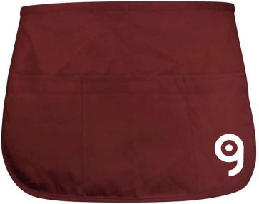Mini Grembiule da Cucina in Cotone, 3 Tasche Personalizzate o neutre