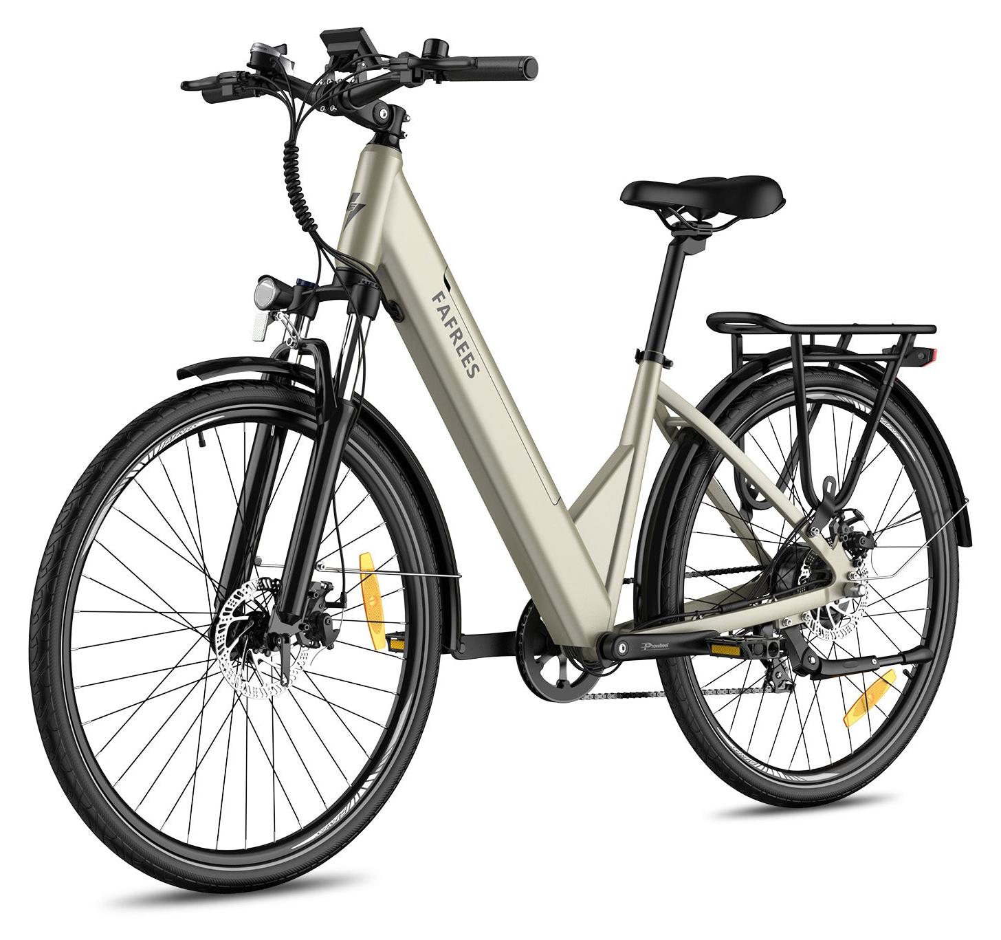 FAFREES F28 PRO City E-Bike - Motor 250W Akku 36V15Ah 55KM - Champagne
