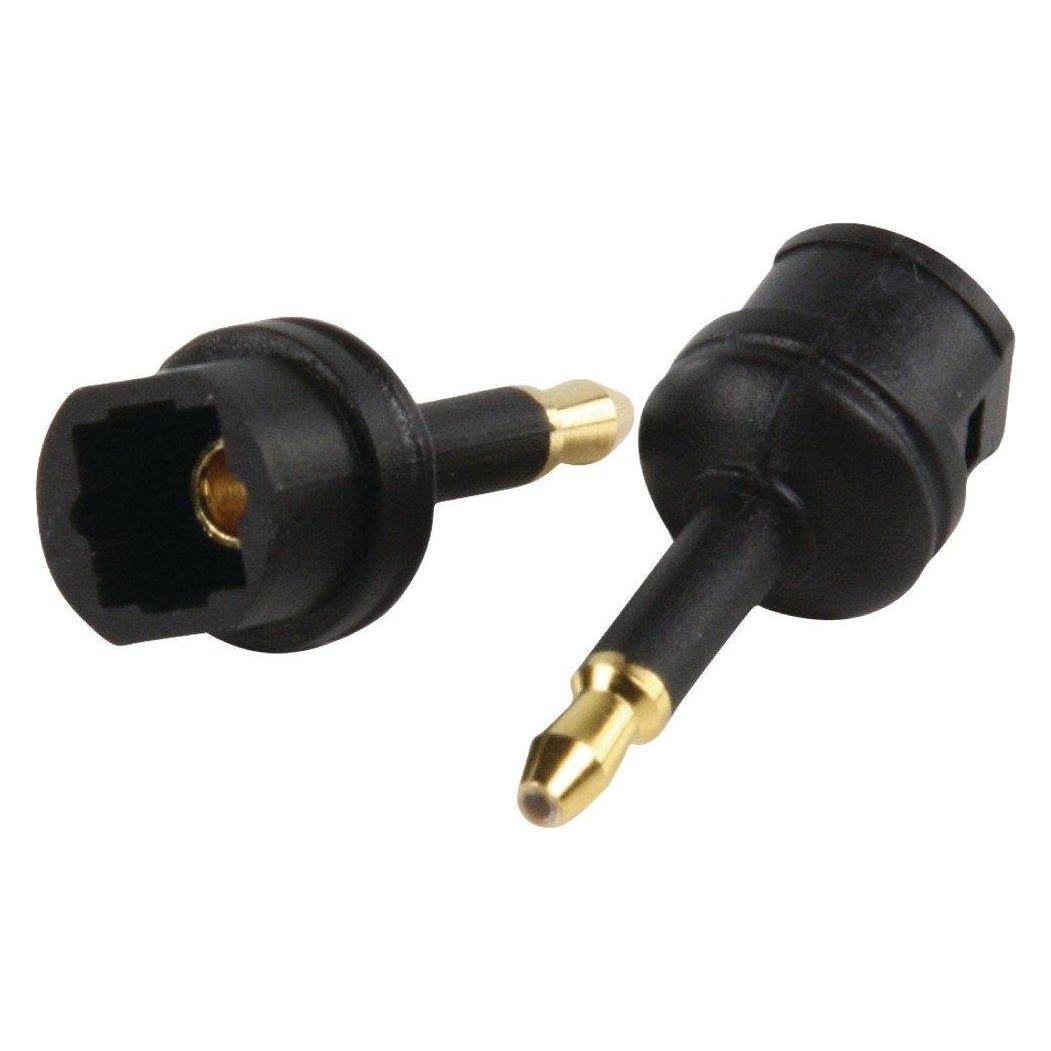 Valueline Adapter AV TOSLINK Optical Socket to 3.5 mm Plug Adapter - Mini-TOSLINK to TOSLINK (Klinkenadapter) (AC-062)