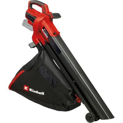 Akku-Laubsauger EINHELL "VENTURRO 18/210", rot (rot, schwarz), B:34cm H:15cm L:116,8cm, Kunststoff, Laubsauger, km/h Blasgeschwindigkeit, ohne Akku und Ladegerät