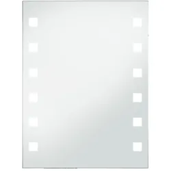 vidaXL, Spiegelschrank, Badezimmer-Wandspiegel mit LED 60 x 80 cm