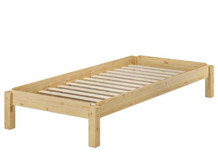 Stapelbett Einzelbett Holzbett 80 x 190 cm Kiefer Massiv