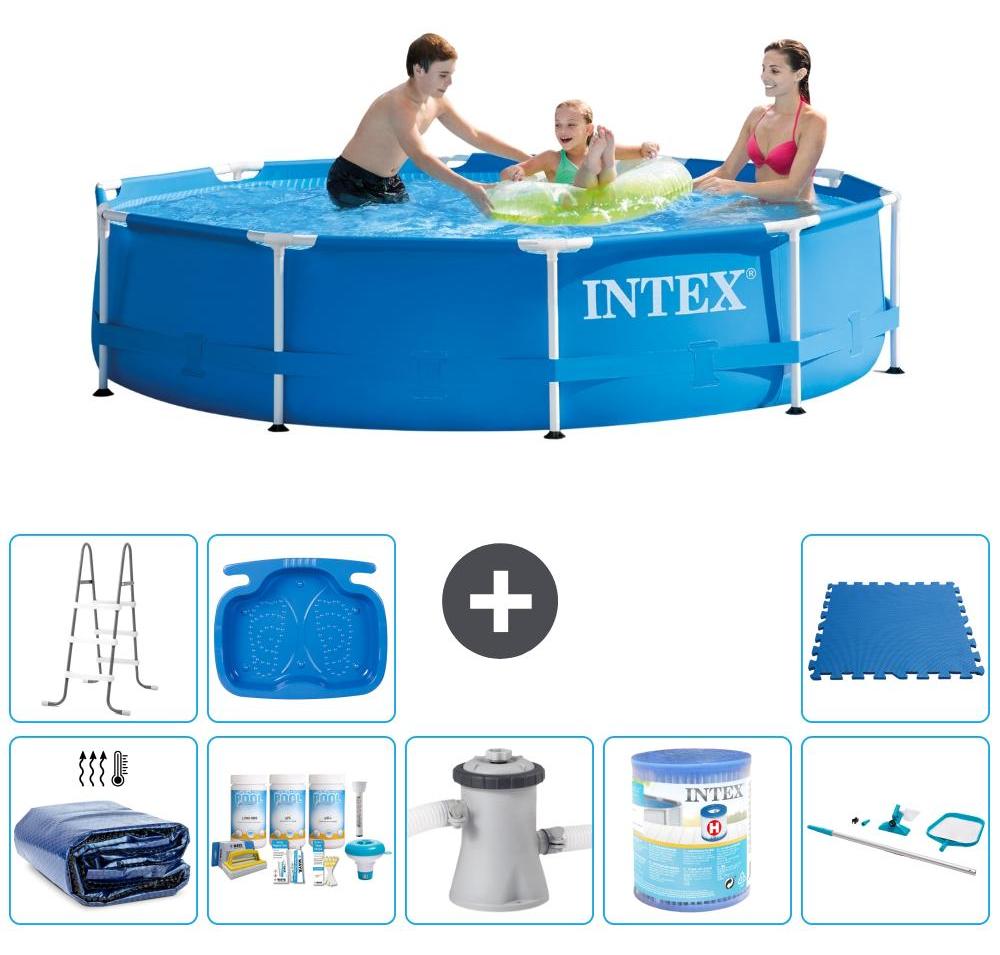Frame Pool Rund - 305x76 cm - 9-teilig S41506