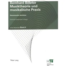Musiktheorie und musikalische Praxis, Fachbücher von Bernhard Billeter