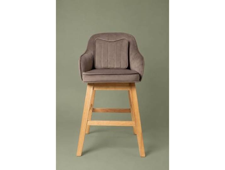 Falko Home KINDERSTUHL für den Esstisch - Mitwachsend - Ergonomisch (Braun, Kautschukholz)