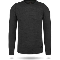 NORMANI OUTDOOR SPORTS Herren Merino Langarm Melbourne, Größe XL in Grau Grau
