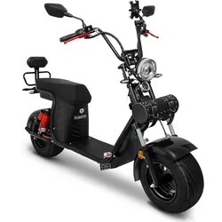 Rolektro, E-Chopper 45, Schwarz, 45 km/h, 60V-25,6Ah Lithium-Akku, 3000 Watt