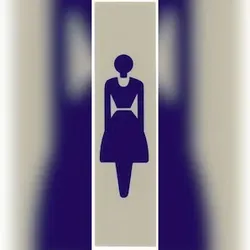 Contacto Schild FRAU (Symbol)