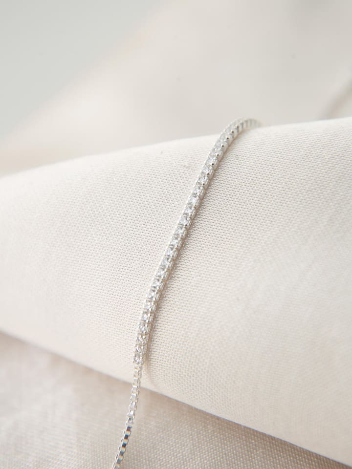 Lodie Silver Silber-Armkette mit Edelsteinen - onesize