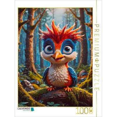 CALVENDO Puzzle Der Helmspecht aus Nordamerika | 1000 Teile Lege-Größe 64x48cm Foto-Puzzle für glückliche Stunden