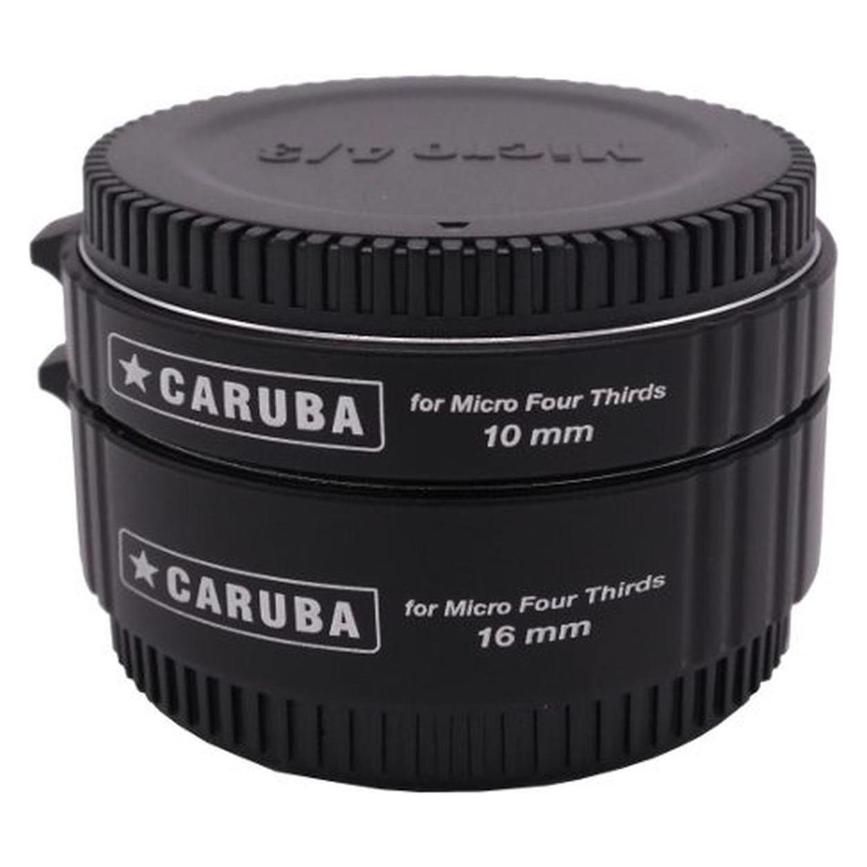 Caruba Extension Tube Set Olympus/Panasonic MFT Chrom (Version II) (Makro Konverter, Micro Four Thirds) (D128642)