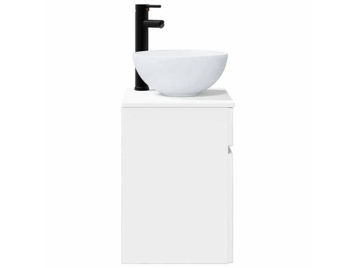 Meuble sous lavabo - - Meuble lavabo - Bois ingénierie - Blanc - Avec lavabo - 39x35x63 cm 974das92m