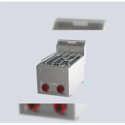 A&S polarny Gastro Gasherd 2-Brenner als Tischgerät 6,6 kw 330x600x290mm Gasbrenner