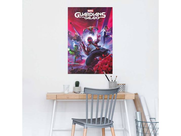 Affiche Guardians Of The Galaxy Papier Mauve 61 x 92 x 0cm