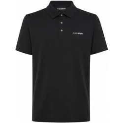PLEIN SPORT Kurzarm-Poloshirt, Größe XL in Schwarz 02