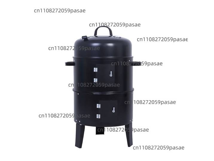 Four à fumage 3-en-1 multifonctionnel pour barbecue extérieur, four domestique et grill à bacon