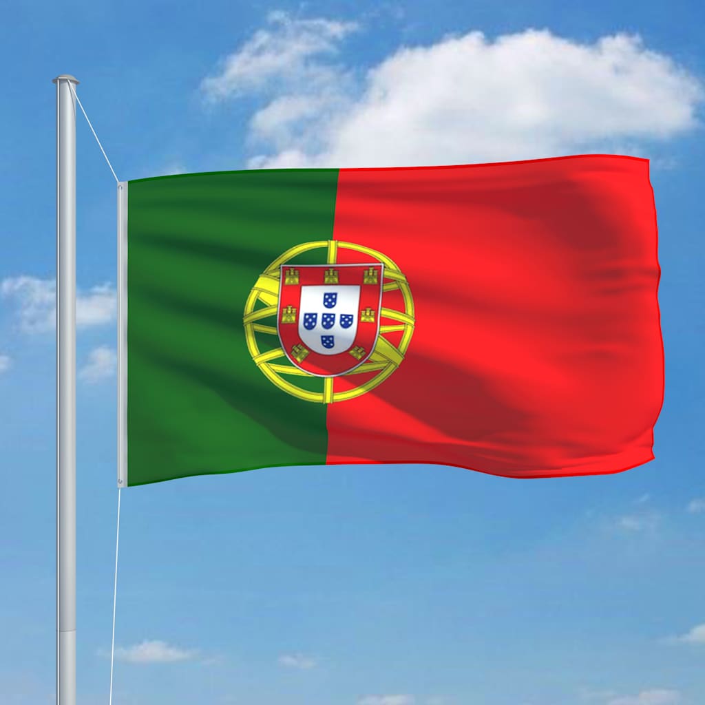 vidaXL Drapeau Portugal 90x150 cm