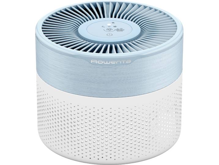 Luftreiniger ROWENTA Pure Air Mini, für zu Hause, ultrakompakt , blau (altitude), B:20,5cm H:16,7cm T:20,5cm Ø:20,5cm, Luftreiniger, Luftreiniger, besonders leise, Nachtmodus, reduziert unangenehme Gerüche