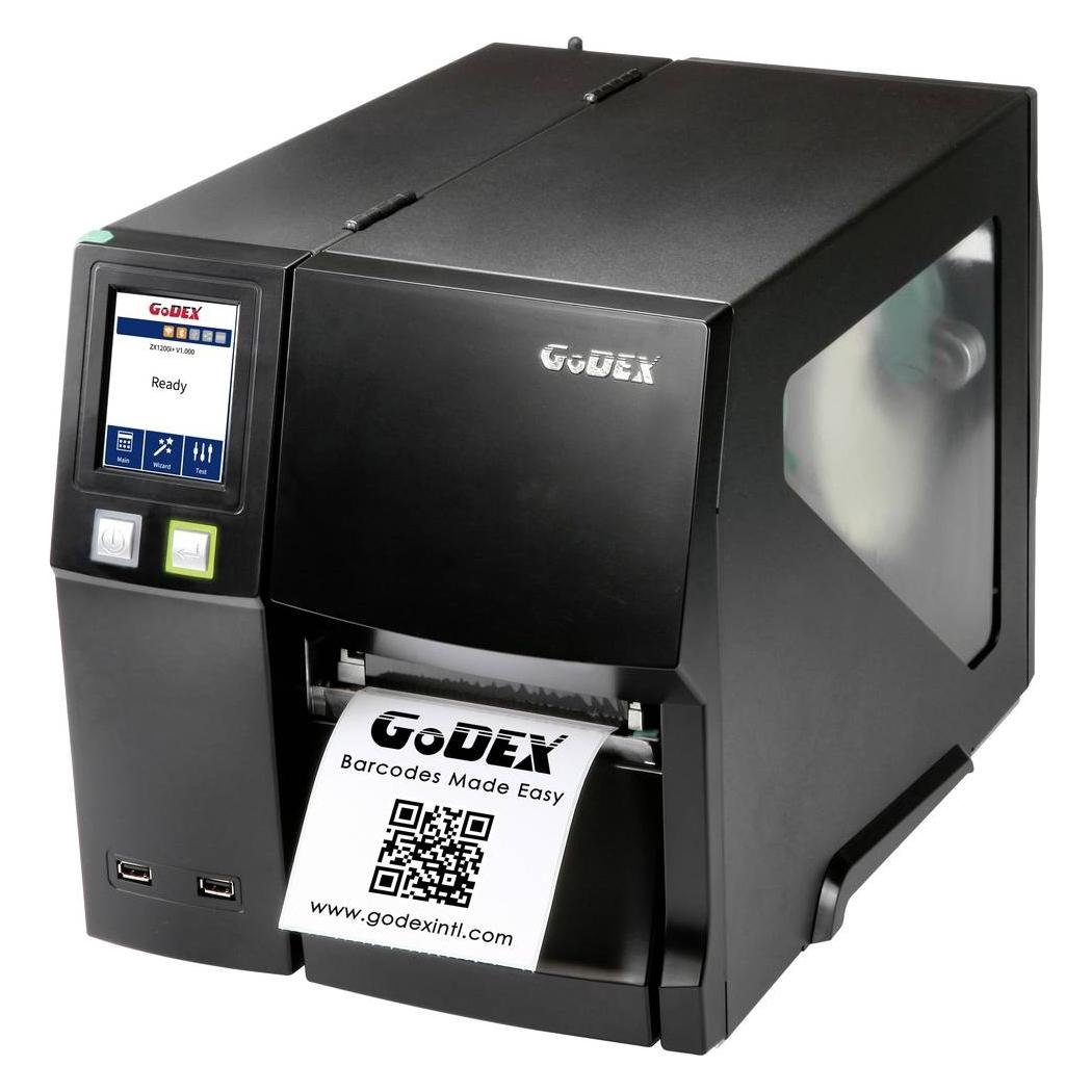 Godex ZX1200i+ Etikettendrucker Thermodirekt, Thermotransfer 203 x 203 dpi Etik (203 dpi) (ZX1200i+)