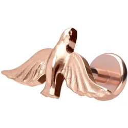 Titan Labret mit Push Fit TAUBE