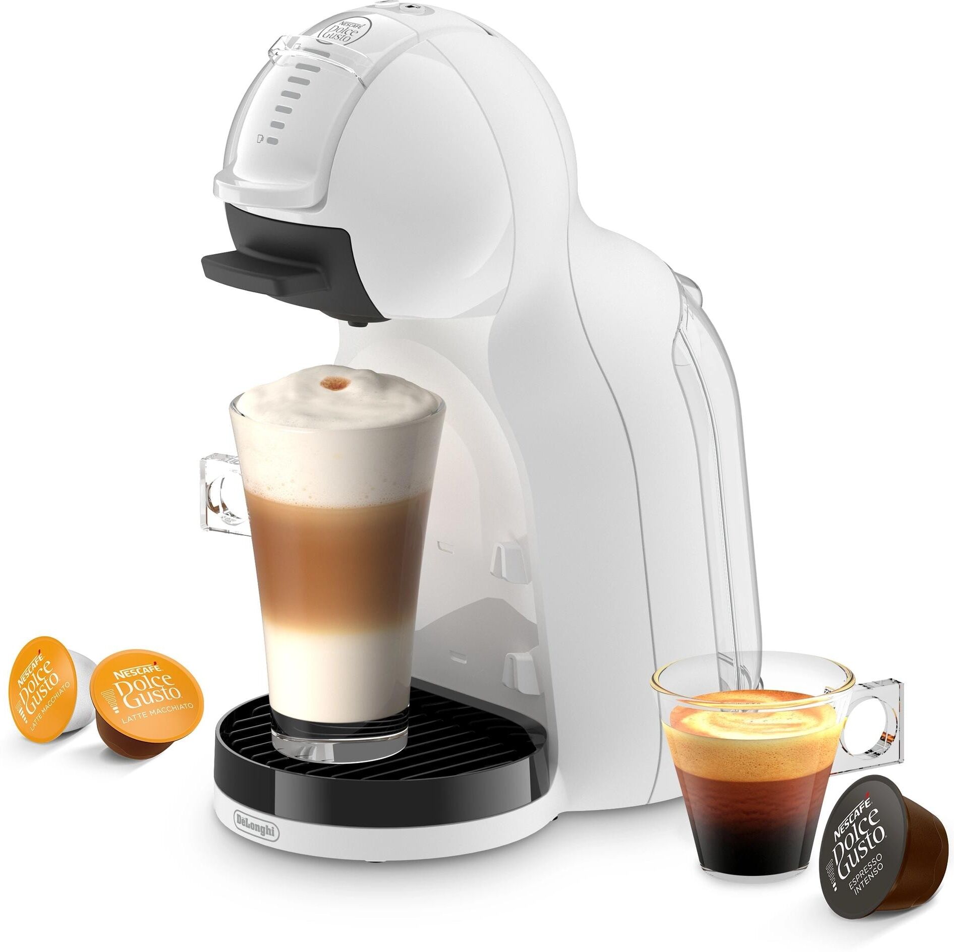 DeLonghi Kapselmaschine "Mini Me 2 EDG335.W", Energieeffizienz: A+++, weiss (weiß), B:16cm H:30,5cm T:24cm, Kaffeemaschinen, Kapselmaschine weiß Einheitsgröße