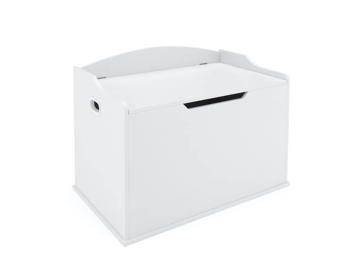Sitzbank Spielzeugkiste 76 x 48 x 54 cm weiss