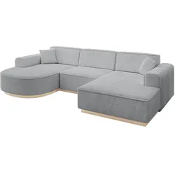 WOHNLANDSCHAFT ARRIO-U1 303x171x83 cm Grau