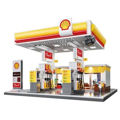 CaDA Shell Tankstelle mit Shop und Waschanlage Bricks