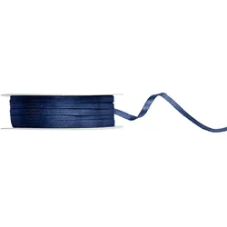 Satin Geschenkband marineblau 50m 3mm breit