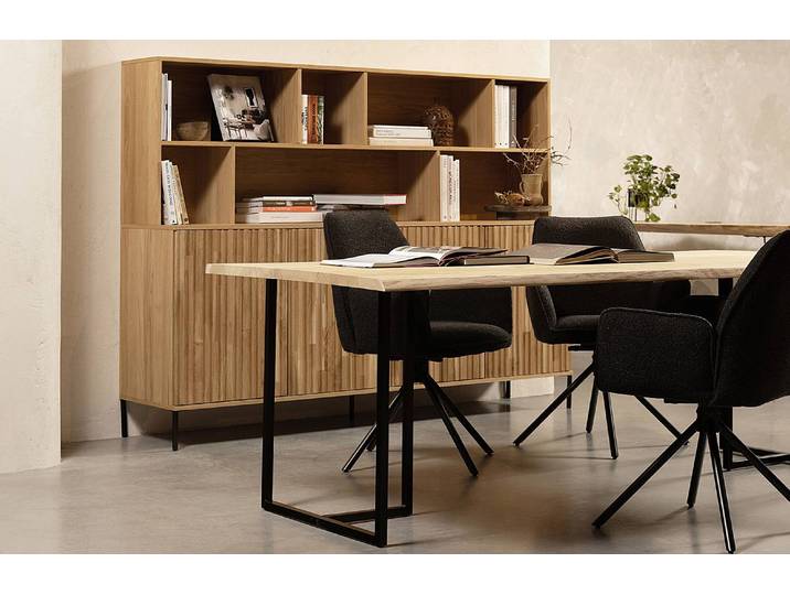 Highboard Lancaster 200 x 150 x 44cm Braun/Braun