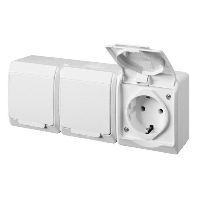 Elektro-Plast PLUG SOCKET HERMES 0326-02 WHITE (0326-02)