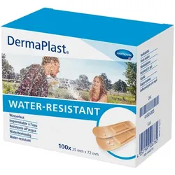 DERMAPLAST WATER-RESISTANT Pflasterstrips 25x72 mm 100 St