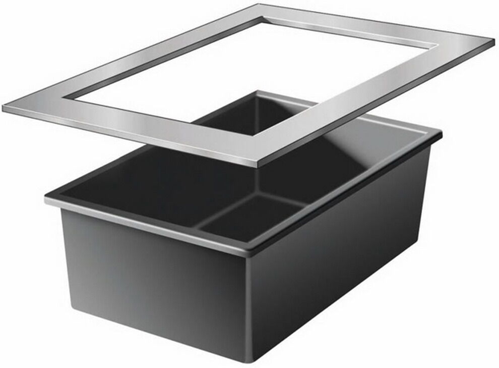 Cadre décoratif QUADRA Inoxframe pour bassin QUADRA C3 Ubbink