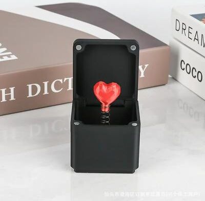 Uplifted Finds Funny Middle Finger In a Box Prank Prop Hilarious Creative Desk Ornament & Gag Gift love