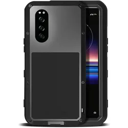 Love Mei Full protection Series (Sony Xperia 5), Smartphone Hülle, Schwarz