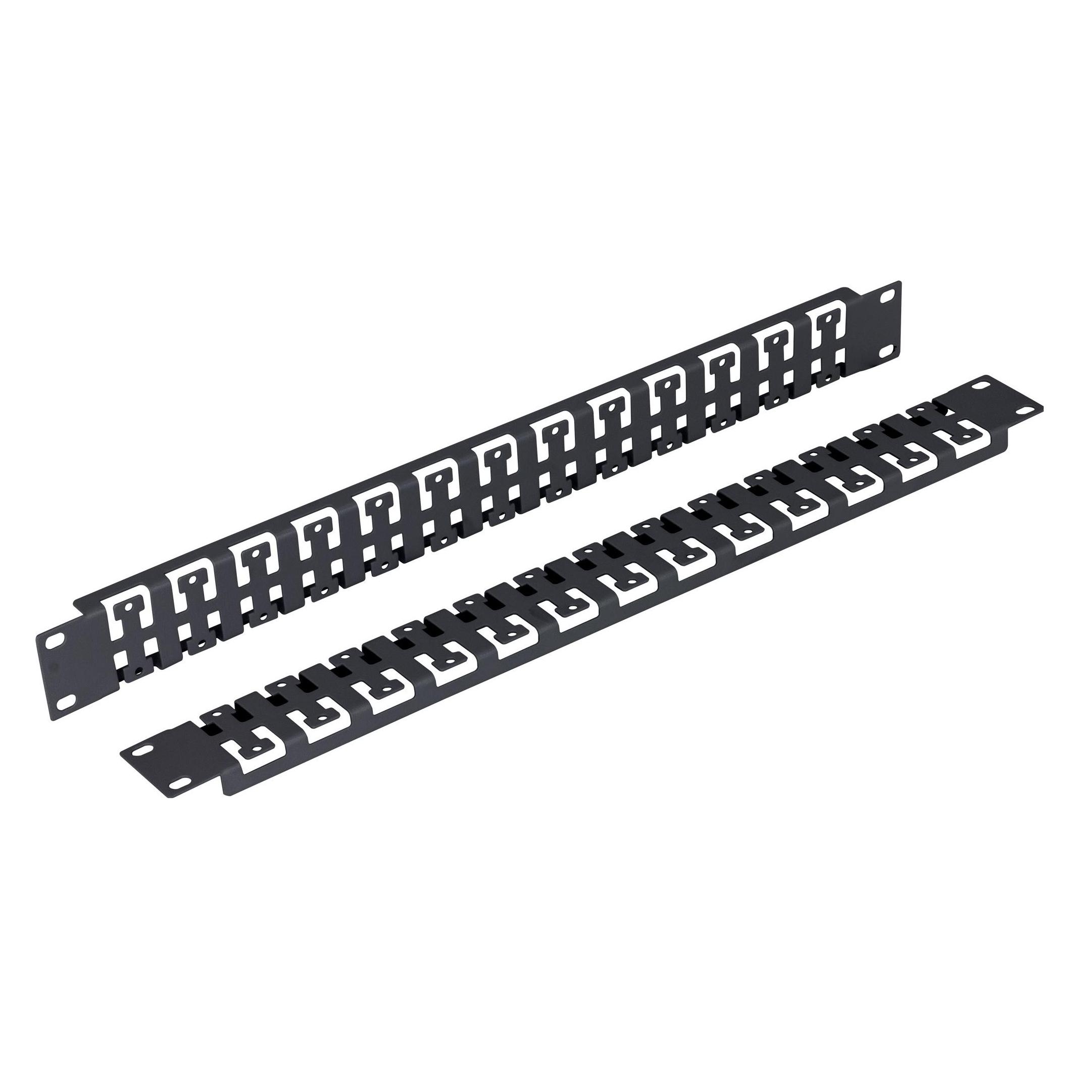 Tritón Triton RAB-VP-X59-A1 19" Kabelführungsleiste 1HE, schwarz (RAB-VP-X59-A1)
