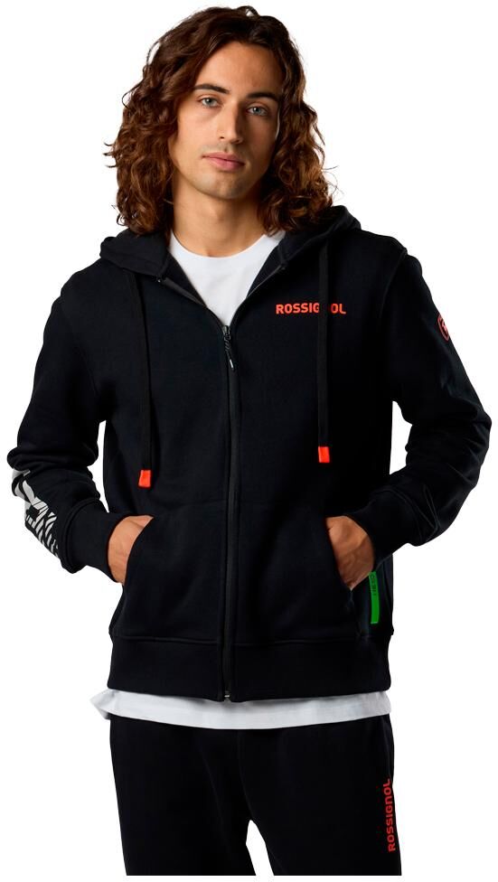 Rossignol  - Hero Full Zip Hoodie Black - M - Sweat